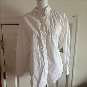 Old Navy Men's White Button Down Shirt